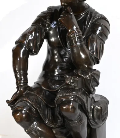 BRONZESTATUETTE nach MICHELANGELO
