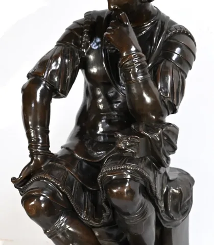 BRONZESTATUETTE nach MICHELANGELO