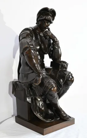 BRONZESTATUETTE nach MICHELANGELO