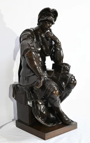 BRONZESTATUETTE nach MICHELANGELO