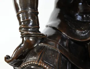 Bronze « Laurent de Médicis » d’après Michel Ange, école du XIXe – Milieu XIXe
