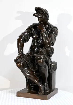 BRONZESTATUETTE nach MICHELANGELO