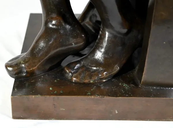 BRONZESTATUETTE nach MICHELANGELO