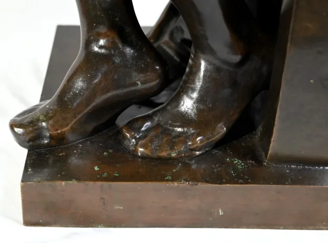 BRONZESTATUETTE nach MICHELANGELO