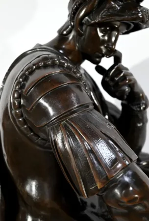 BRONZESTATUETTE nach MICHELANGELO