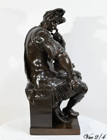 BRONZESTATUETTE nach MICHELANGELO