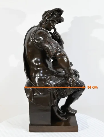 BRONZESTATUETTE nach MICHELANGELO