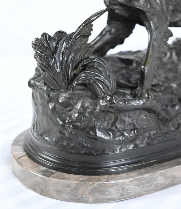 BRONZE SPANIEL signiert PJ MENE