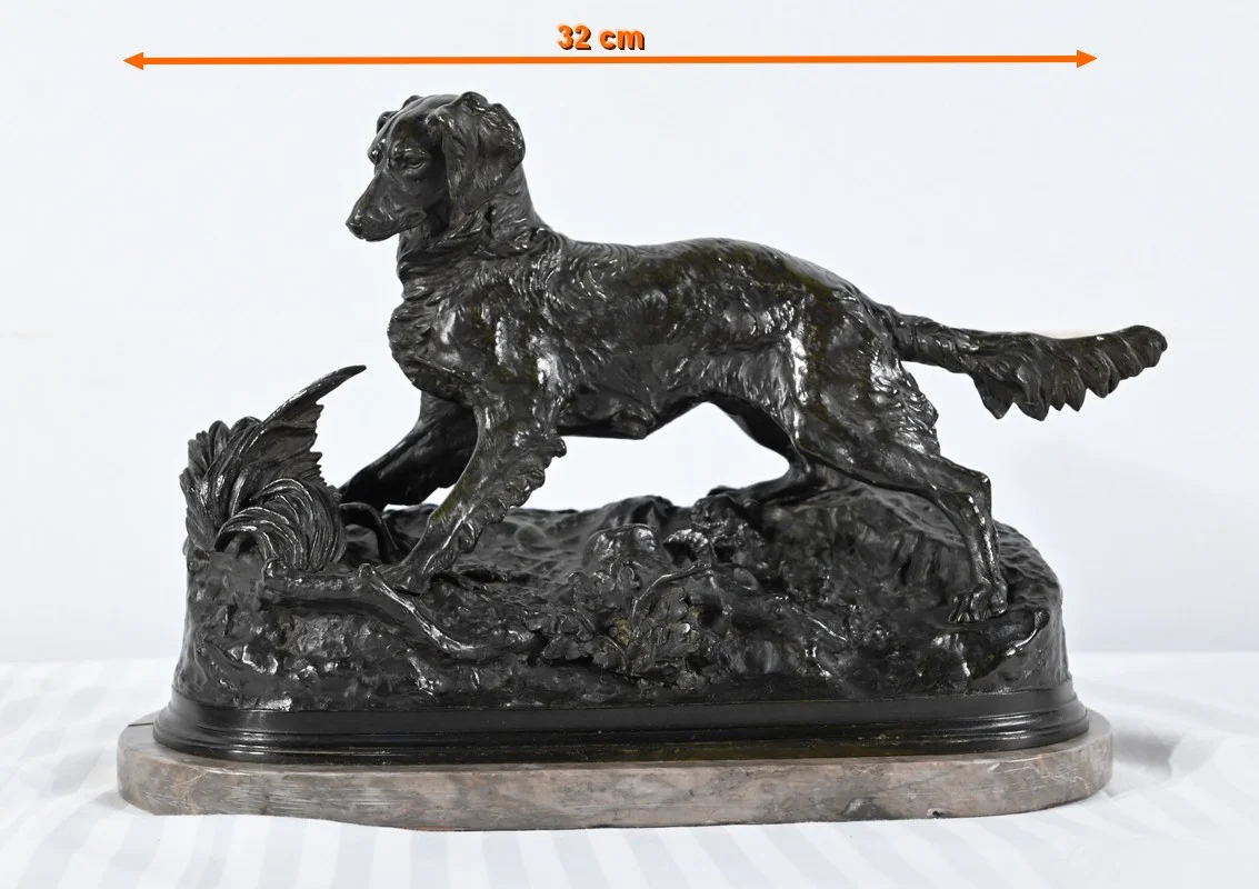 BRONZEN SPANIEL ondertekend PJ MENE