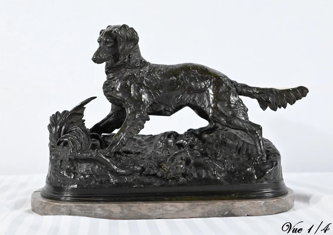 BRONZEN SPANIEL ondertekend PJ MENE