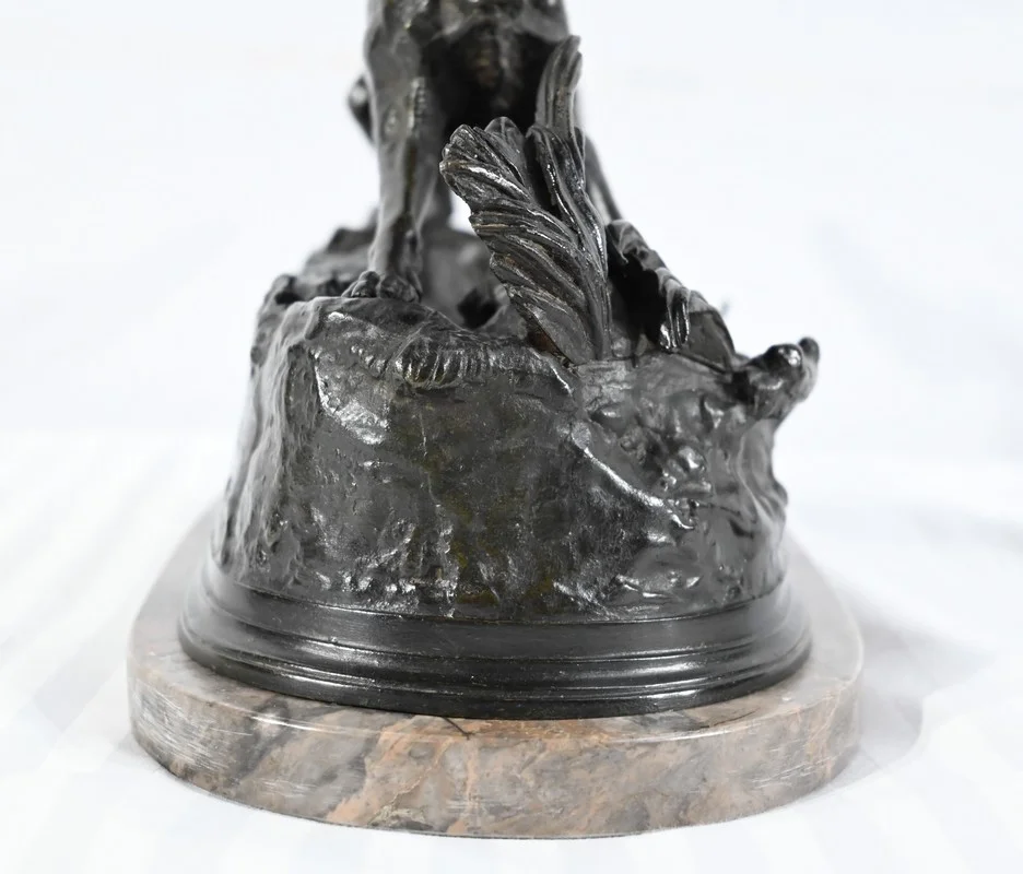 BRONZEN SPANIEL ondertekend PJ MENE