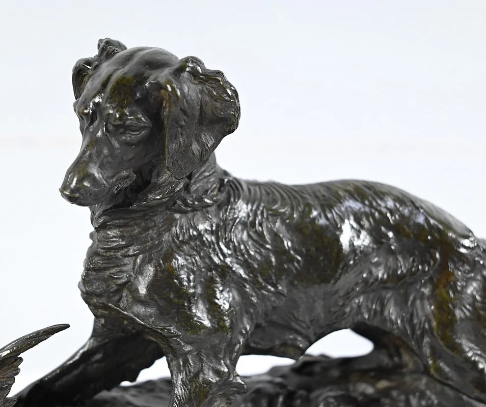 BRONZEN SPANIEL ondertekend PJ MENE
