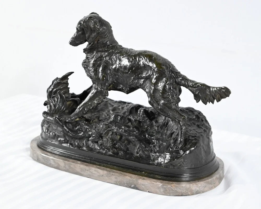 BRONZEN SPANIEL ondertekend PJ MENE