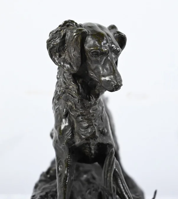 BRONZE SPANIEL signiert PJ MENE