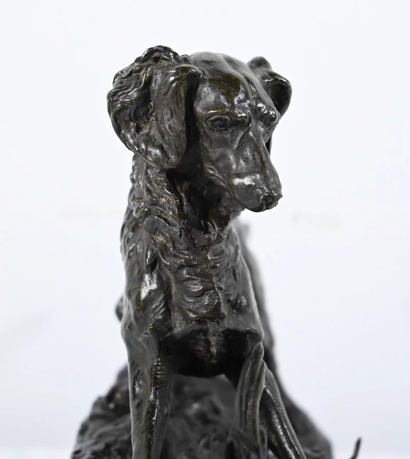 BRONZEN SPANIEL ondertekend PJ MENE