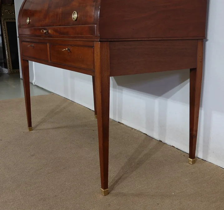 FRANSE DIRECTOIRE STIJL CILINDER BOVENBUREAU