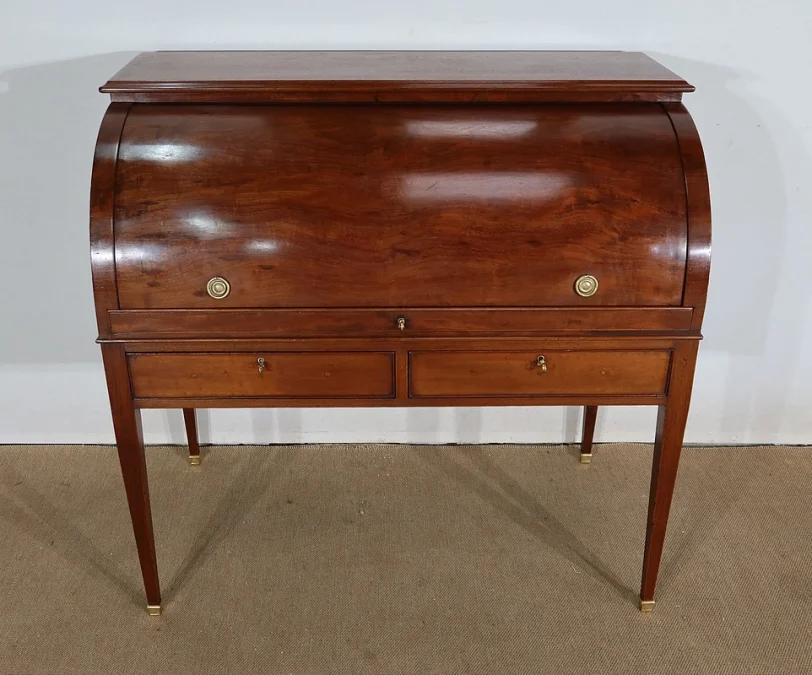 FRANSE DIRECTOIRE STIJL CILINDER BOVENBUREAU