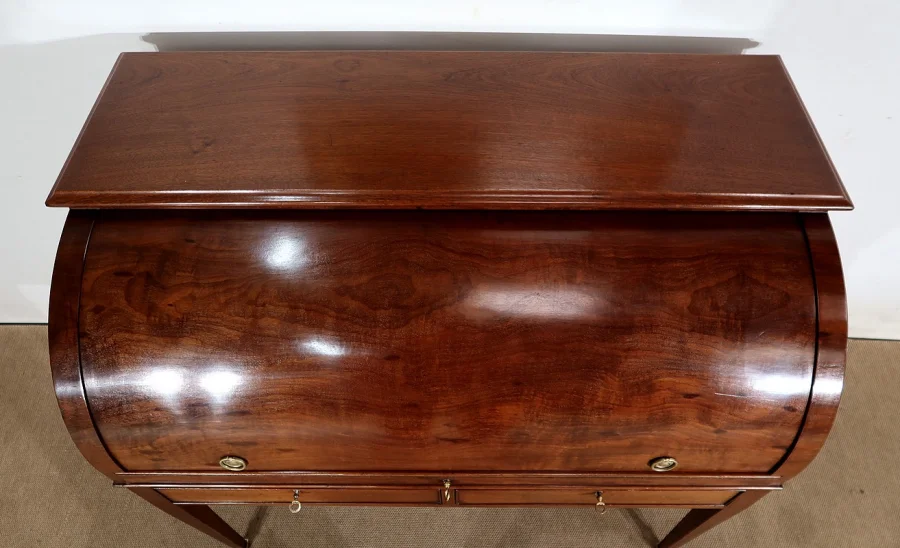 FRANSE DIRECTOIRE STIJL CILINDER BOVENBUREAU