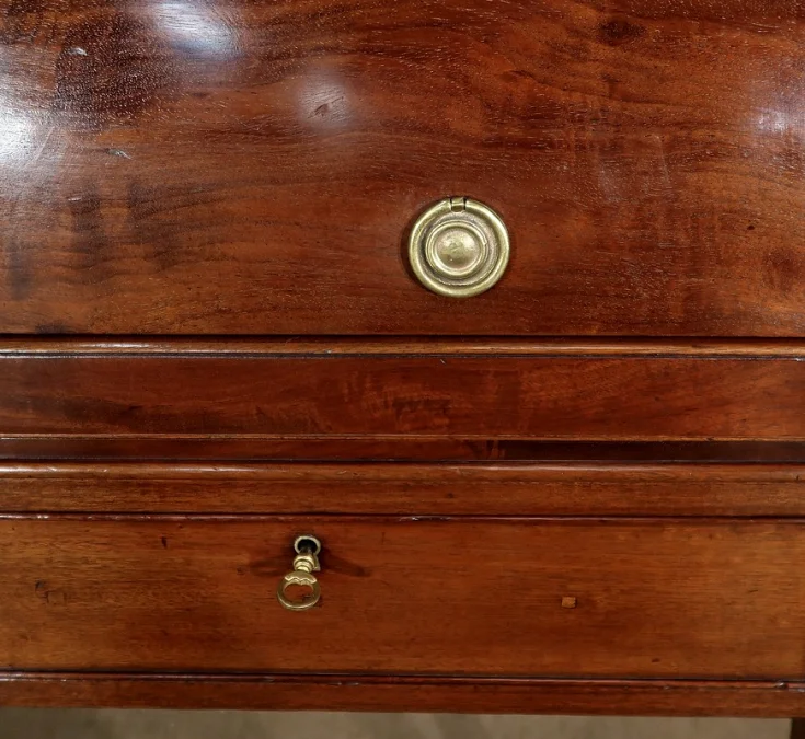 FRANSE DIRECTOIRE STIJL CILINDER BOVENBUREAU