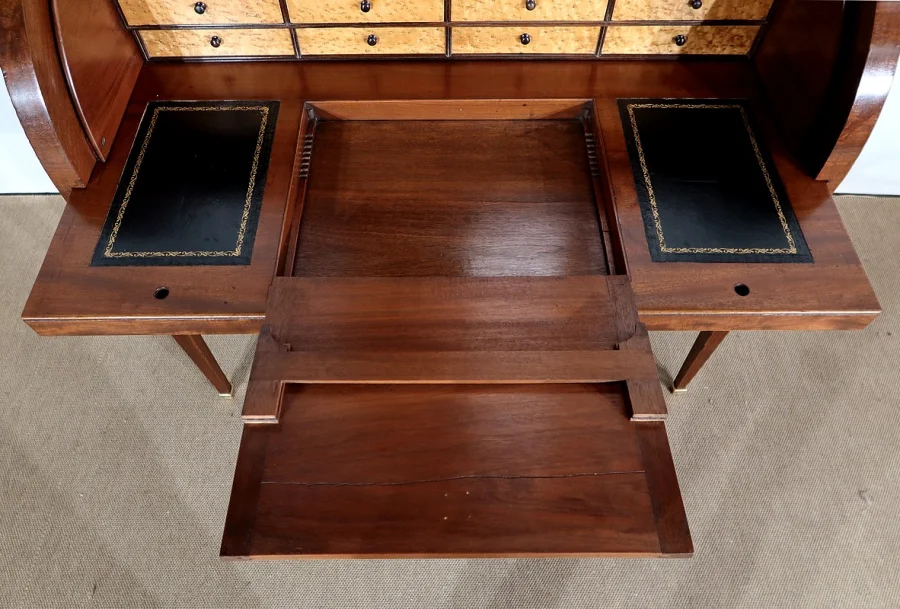 FRANSE DIRECTOIRE STIJL CILINDER BOVENBUREAU