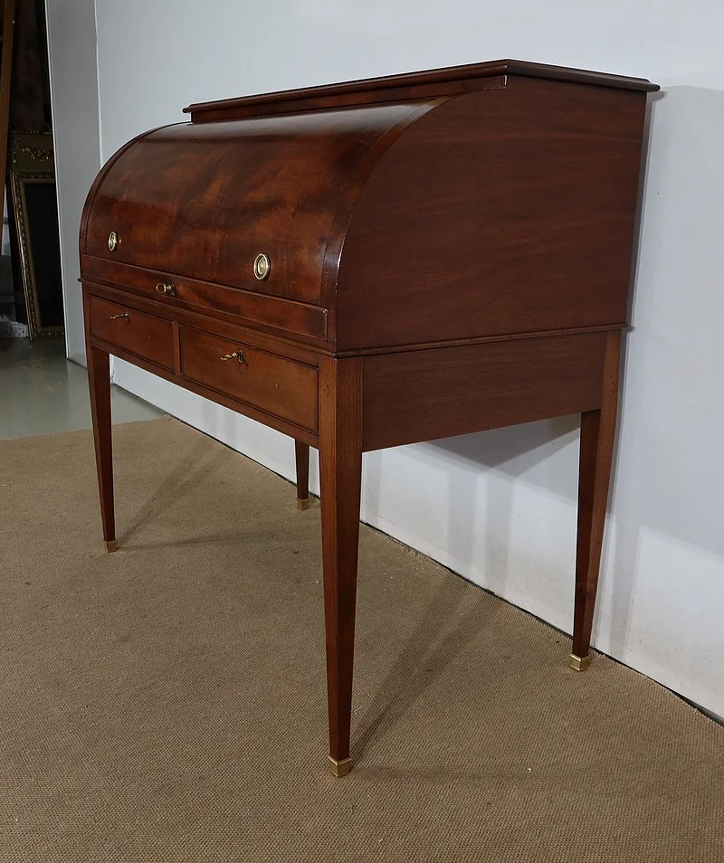 Bureau à Cylindre en Acajou, style Directoire – 1ère partie XIXe