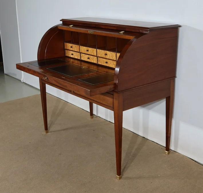 FRANSE DIRECTOIRE STIJL CILINDER BOVENBUREAU