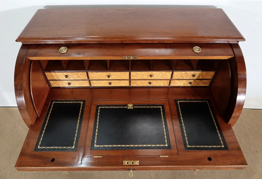 FRANSE DIRECTOIRE STIJL CILINDER BOVENBUREAU
