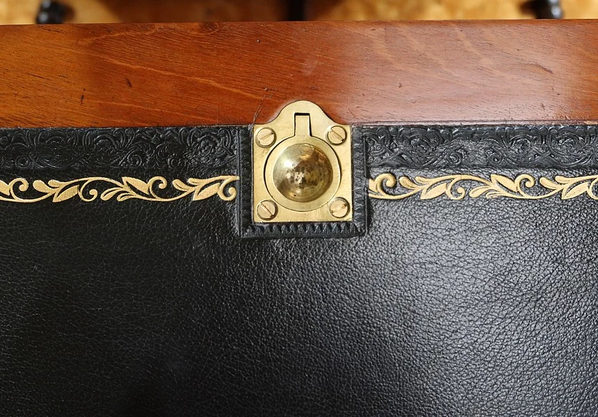 FRANSE DIRECTOIRE STIJL CILINDER BOVENBUREAU
