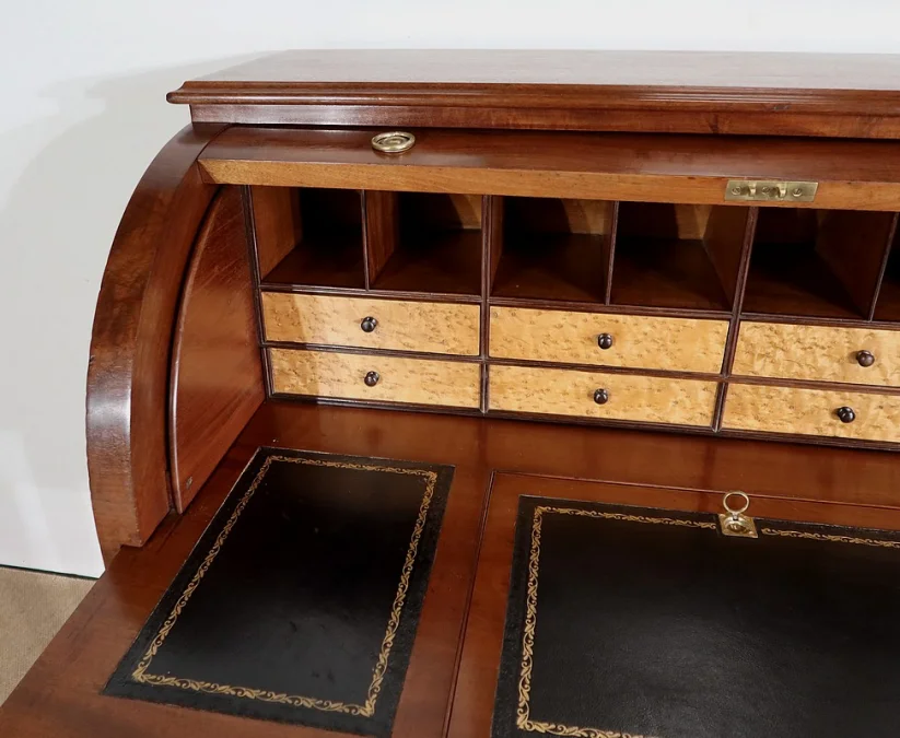FRANSE DIRECTOIRE STIJL CILINDER BOVENBUREAU