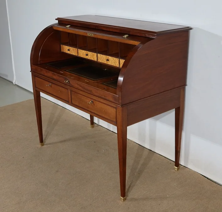FRANSE DIRECTOIRE STIJL CILINDER BOVENBUREAU