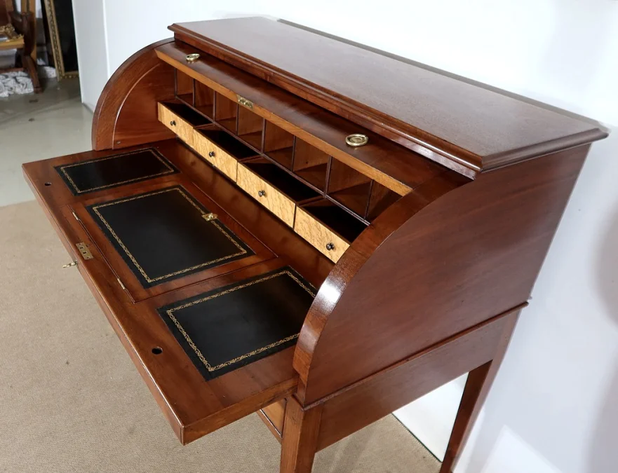 FRANSE DIRECTOIRE STIJL CILINDER BOVENBUREAU