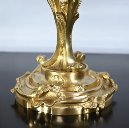 PAIR OF LOUIS XV STYLE CANDELABRA