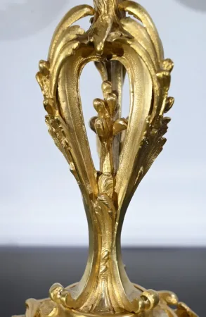 PAIR OF LOUIS XV STYLE CANDELABRA