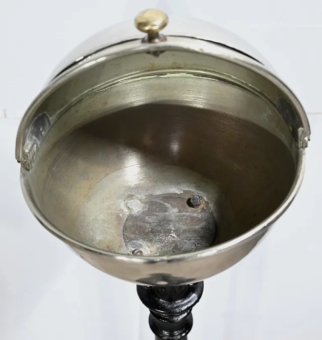 Rare Boule de Bistrot en Laiton et Fonte, Art Nouveau - 1900