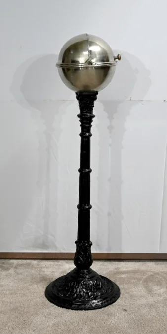 Rare Boule de Bistrot en Laiton et Fonte, Art Nouveau - 1900