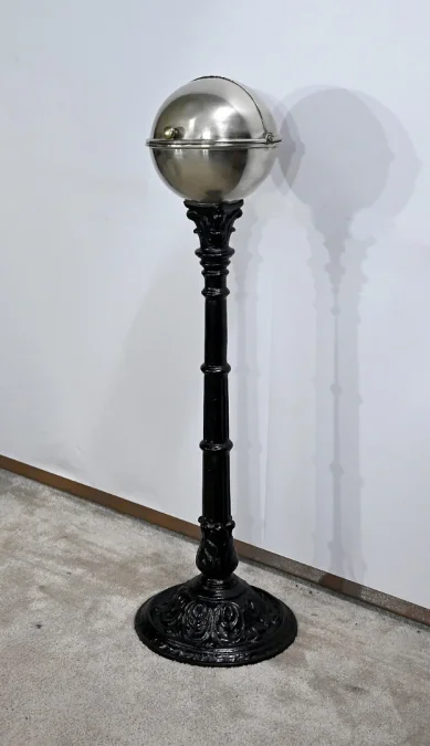 Rare Boule de Bistrot en Laiton et Fonte, Art Nouveau - 1900