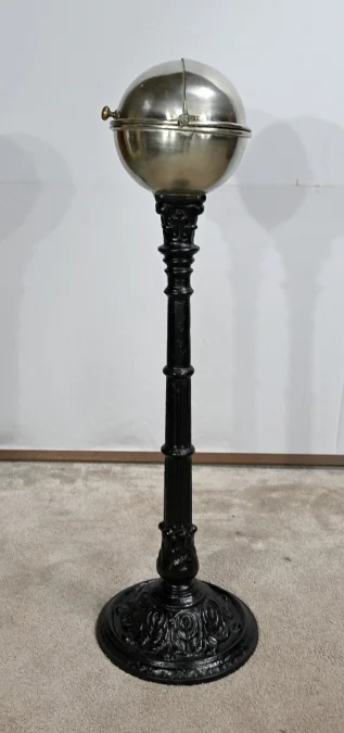 Rare Boule de Bistrot en Laiton et Fonte, Art Nouveau - 1900
