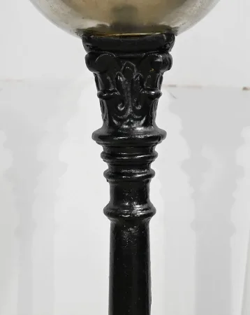 Rare Boule de Bistrot en Laiton et Fonte, Art Nouveau - 1900