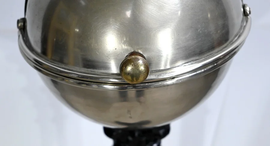 Rare Boule de Bistrot en Laiton et Fonte, Art Nouveau - 1900