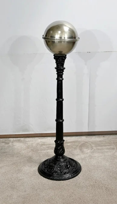 Rare Boule de Bistrot en Laiton et Fonte, Art Nouveau - 1900
