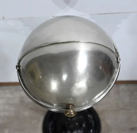 Rare Boule de Bistrot en Laiton et Fonte, Art Nouveau - 1900