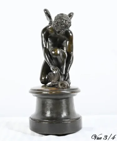 BRONZE  STATUETTE signed A-D CHAUDET