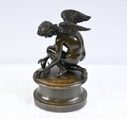 BRONZE  STATUETTE signed A-D CHAUDET