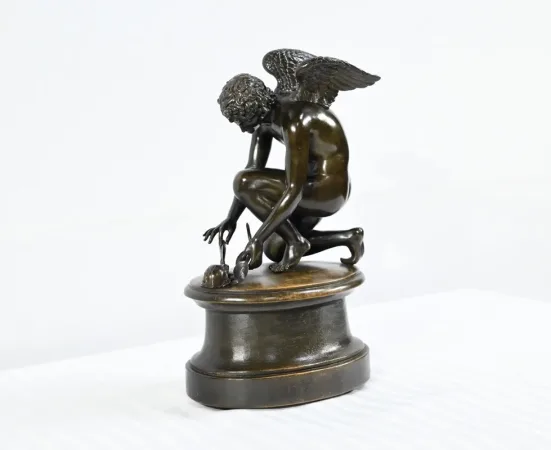 BRONZE  STATUETTE signed A-D CHAUDET