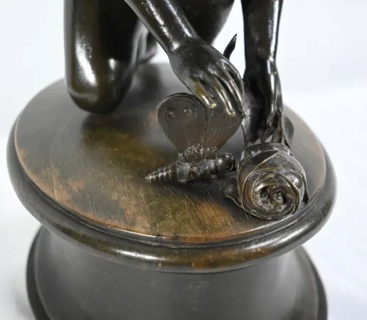 BRONZE  STATUETTE signed A-D CHAUDET