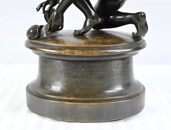 BRONZE  STATUETTE signed A-D CHAUDET