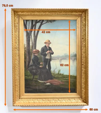 OLIO SU TELA DEL XIX SECOLO