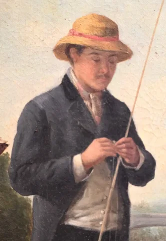 OLIO SU TELA DEL XIX SECOLO