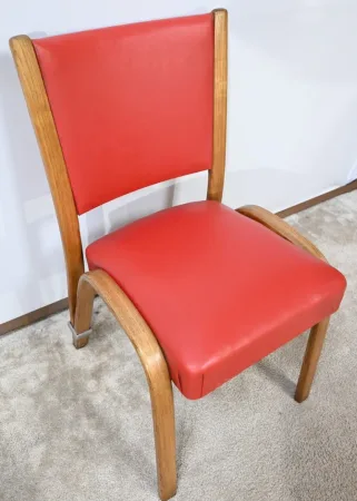 Paire de Chaises « Bow Wood », signée H.Steiner – 1950