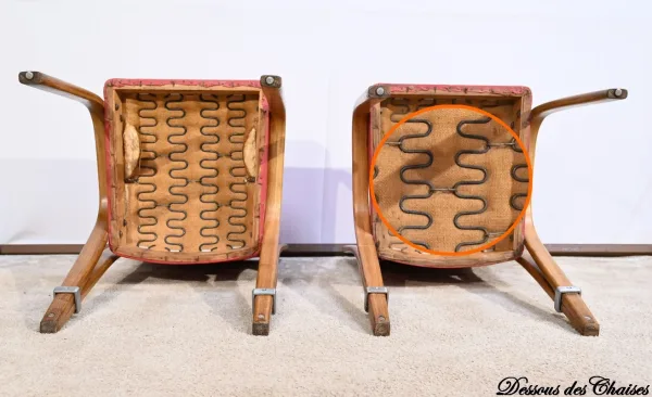 Paire de Chaises « Bow Wood », signée H.Steiner – 1950